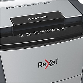 Rexel Optimum 225M Autofeed Plus Automatic Micro Cut Paper Shredder - Office Accessories
