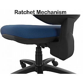 Itka Extra High Back 3-Lever Operator Chairs - Office Chairs