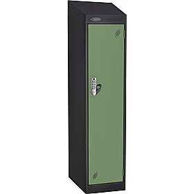 Stellar Probe Equinox Antibacterial Sloping Top Junior School Lockers with Digital Combination Lock - School Furniture