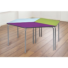 Equation Crush Bent Jewel Modular School Tables - School Furniture