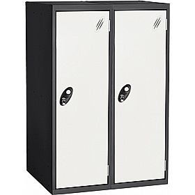 Stellar Probe Antibacterial Half Height Lockers with Hasp and Staple Lock - School Furniture