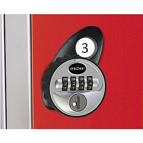 Stellar Probe Antibacterial Half Height Lockers with Manual Combination Lock - School Furniture