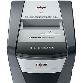 Rexel Momentum Extra XP418 Plus Anti Jam Cross Cut Paper Shredder - Office Accessories