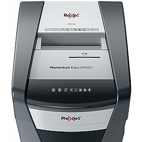 Rexel Momentum Extra XP420 Plus Anti Jam Cross Cut Paper Shredder - Office Accessories