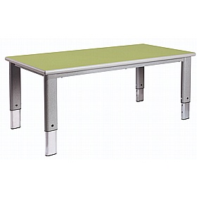Renee Premium Height Adjustable Rectangular School Tables - School Furniture
