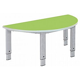 Renee Premium Height Adjustable Semi Circular School Tables - School Furniture