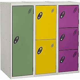 Stellar Probe Equinox Antibacterial Half Height Lockers with Cam Lock - School Furniture