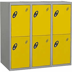 Stellar Probe Equinox Antibacterial Half Height Lockers with Cam Lock - School Furniture
