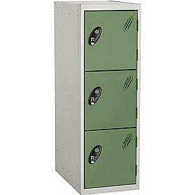 Stellar Probe Equinox Antibacterial Half Height Lockers with Hasp and Staple Lock - School Furniture