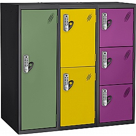 Stellar Probe Equinox Antibacterial Half Height Lockers with Digital Combination Lock