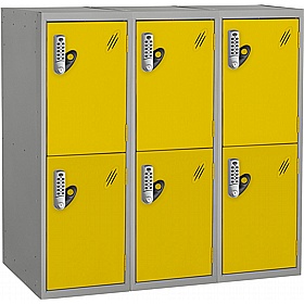 Stellar Probe Equinox Antibacterial Half Height Lockers with Digital Combination Lock - School Furniture