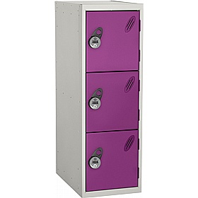 Stellar Probe Equinox Antibacterial Half Height Lockers with Manual Combination Lock - School Furniture