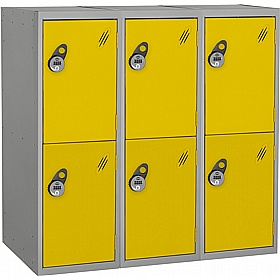 Stellar Probe Equinox Antibacterial Half Height Lockers with Manual Combination Lock - School Furniture