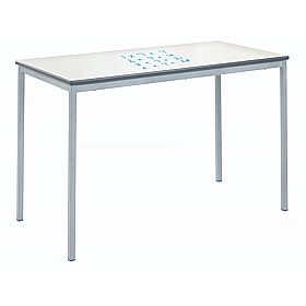 Blanco Fully Welded Rectangular Whiteboard School Tables
