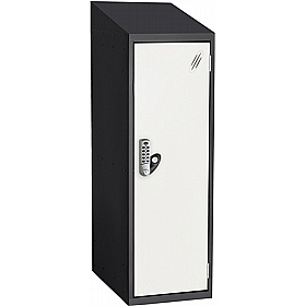 Stellar Probe Antibacterial Sloping Top Half Height Lockers with Digital Combination Lock - School Furniture