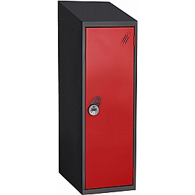 Stellar Probe Antibacterial Sloping Top Half Height Lockers with Manual Combination Lock - School Furniture