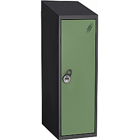 Stellar Probe Equinox Antibacterial Sloping Top Half Height Lockers with Manual Combination Lock - School Furniture