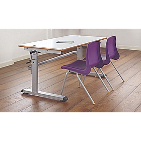 Axis Crank Height Adjustable School Tables - School Furniture