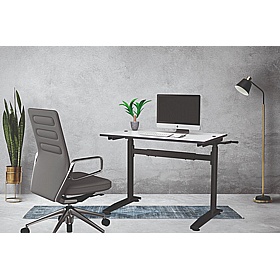 Axis Noir Crank Height Adjustable School Desks - School Furniture