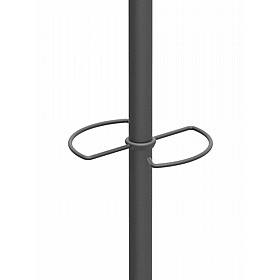 Music Woody Black Office Coat Stand - Office Accessories