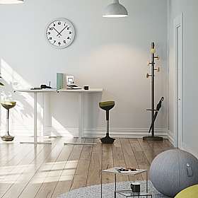 Music Woody Black Office Coat Stand - Office Accessories