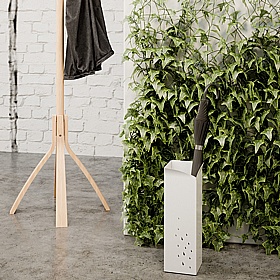 Pluie White Office Umbrella Stand - Office Accessories