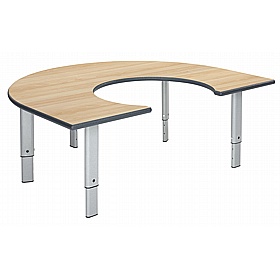 Start Right Height Adjustable Rainbow School Tables - School Furniture