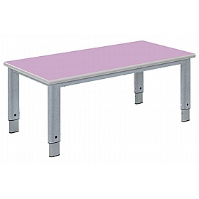 Start Right Height Adjustable Rectangular School Tables - School Furniture
