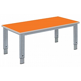 Start Right Height Adjustable Rectangular School Tables - School Furniture