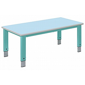 Start Right Bright Height Adjustable Rectangular School Tables - School Furniture