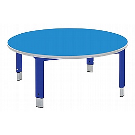 Start Right Bright Height Adjustable Circular School Tables - School Furniture
