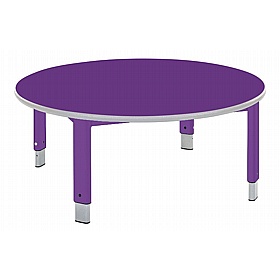 Start Right Bright Height Adjustable Circular School Tables - School Furniture