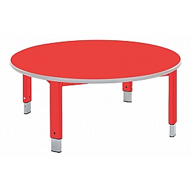 Start Right Bright Height Adjustable Circular School Tables - School Furniture