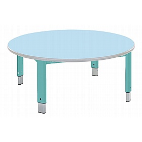 Start Right Bright Height Adjustable Circular School Tables - School Furniture