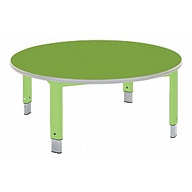 Start Right Bright Height Adjustable Circular School Tables - School Furniture