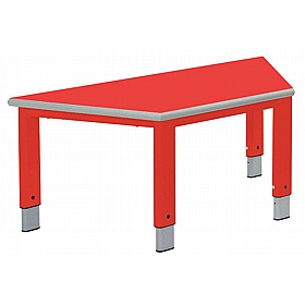 Start Right Bright Height Adjustable Trapezoidal School Tables - School Furniture