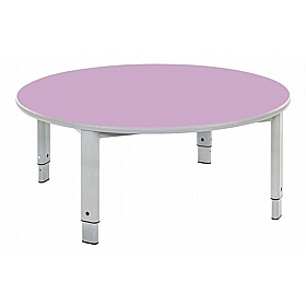Start Right Height Adjustable Circular School Tables - School Furniture