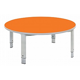Start Right Height Adjustable Circular School Tables - School Furniture