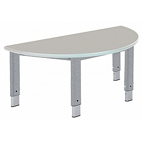 Start Right Height Adjustable Semi Circular School Tables - School Furniture