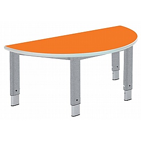 Start Right Height Adjustable Semi Circular School Tables - School Furniture