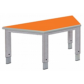 Start Right Height Adjustable Trapezoidal School Tables