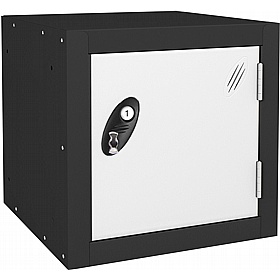 Stellar Probe Antibacterial Cube Lockers with Hasp and Staple Lock - Office Storage