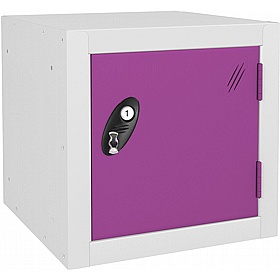 Stellar Probe Equinox Antibacterial Cube Lockers with Hasp and Staple Lock - Office Storage