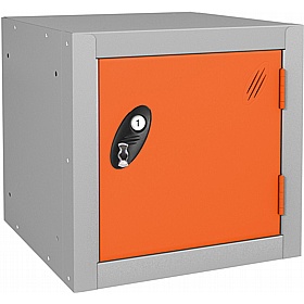 Stellar Probe Equinox Antibacterial Cube Lockers with Hasp and Staple Lock - Office Storage