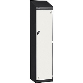 Stellar Probe Antibacterial Sloping Top Clean & Dirty Lockers with Coin Return Lock - Office Storage