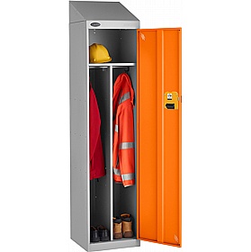 Stellar Probe Equinox Antibacterial Sloping Top Clean & Dirty Lockers with Coin Return Lock