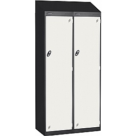 Stellar Probe Antibacterial Sloping Top Uniform Lockers with Cam Lock - Office Storage