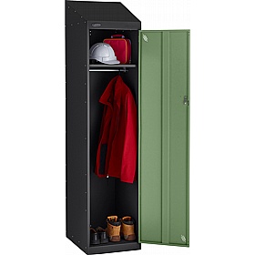 Stellar Probe Equinox Antibacterial Sloping Top Police Lockers with Cam Lock - Office Storage