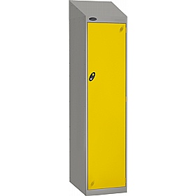 Stellar Probe Equinox Antibacterial Sloping Top Police Lockers with Cam Lock - Office Storage