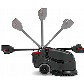 Numatic TTB1840NX-R Cordless Compact Battery Scrubber Dryer - Office Accessories